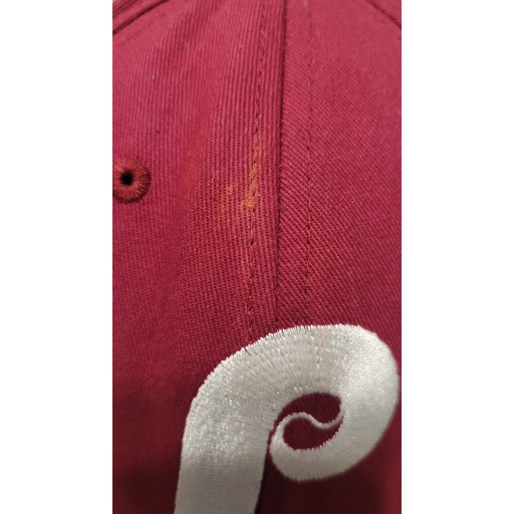 Philadelphia Phillies Hat 1980s  Cooperstown ‘47 Kids Size Maroon  Cap MLB Snap